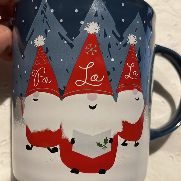 LARGE The Mistletoe Co Singing Gnomes Mug Fa La La - Picture 4 of 8